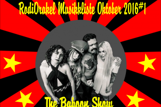 Håper alle har hatt en glimrende Halloween!
Oktober listen er fullspekket med spennende låter fra inn og utland.
The Baboon Show fra Sverige er på lista med den fantastiske låta,
Choose To Ignore.
De er et politisk band, med sterke meninger!
Kan de redde verden?
Låten er hentet fra deres siste skive,
The World Is Bigger Than You!
Enjoy... Klem Ciaà